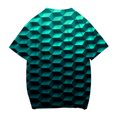 thumbnail image 3 of WEAIXIMIUNG Custom T Shirts Front And Back Men's Round Neck T Shirt Stretch Short Sleeve Basic Slimming Muscle T Shirt, 3 of 6