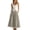Army Green, variant on Noric Women's Summer High Waisted Midi Skirt A-Line Flowy Casual Elastic Waist with Pockets Vintage Long Skirt for Women