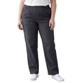 thumbnail image 3 of (3 pack) Turtle Bay New York Women's Lightweight Pull-On Stretch Denim Jeans, Elastic Waist Relaxed Fit Plus Sizes Available, 3 of 10