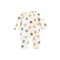 thumbnail image 2 of Biekopu Baby Cartoon Printed Jumpsuit, Long Sleeve Buttoned Long Pants, 2 of 9
