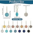thumbnail image 3 of 28 Pcs Zipper Pull Charms Zipper Pulls Replacement Charms Colorful Iron Key Clasp Zipper Pull Pendants Removable Flat, 3 of 9