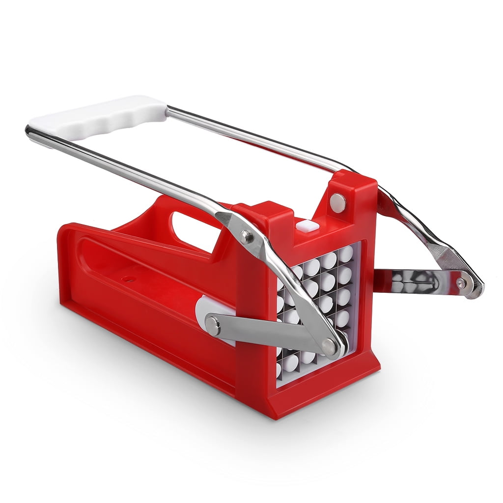 French Fry Cutter Potato Chipper Vegetable Slicer with 2