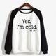thumbnail image 4 of Moda mujer suelta cuello redondo casual manga larga impresa señoras sudadera tops Pompotops gfhjh17703, 4 of 5