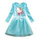 thumbnail image 3 of Ropa para niños de Hello Kitty, nuevo vestido de algodón de dibujos animados, falda de hilo de red con lazo a la moda de otoño para niñas, Falda plisada dulce para bebé, 3 of 5