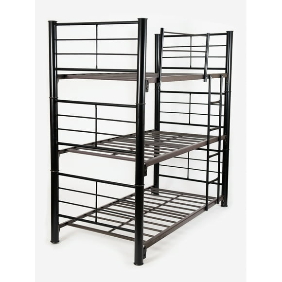 Litera individual triple RH fija color negro