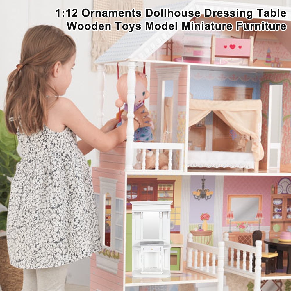 Details about   1/12 DIY Dollhouse Miniature Furniture Dollhouse Decoration Scene Kids Toys 