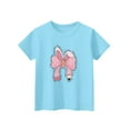 thumbnail image 2 of hengsof T-Shirt à Manches Courtes de Pâques pour Enfants pour la Rentrée, Haut Décontracté à Col Rond de Printemps, Chandail Confortable et Stylé Convenant aux Âges de 2 à 14, 2 of 6