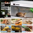 thumbnail image 5 of Wide Low Reptile Cage 39x16x16 Inches, Glass Terrarium with Sliding Doors, Ventilated Enclosure for Pet Snakes Lizards(Single Temperature Control), 5 of 9