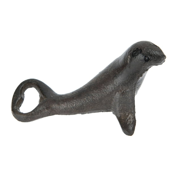Creative Co-Op Seal Shaped Cast Iron Bottle Opener