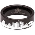 thumbnail image 2 of Los Angeles Skyline Tungsten Carbide Ring, 2 of 9