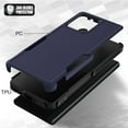 thumbnail image 4 of for Motorola Edge Plus 2023 Case: Dual Layer Protective Heavy Duty Cell Phone Cover Shockproof Rugged with Screen Protector - Military Protection Bumper Tough - Motorola Moto Edge+ Plus 2023, Blue, 4 of 15