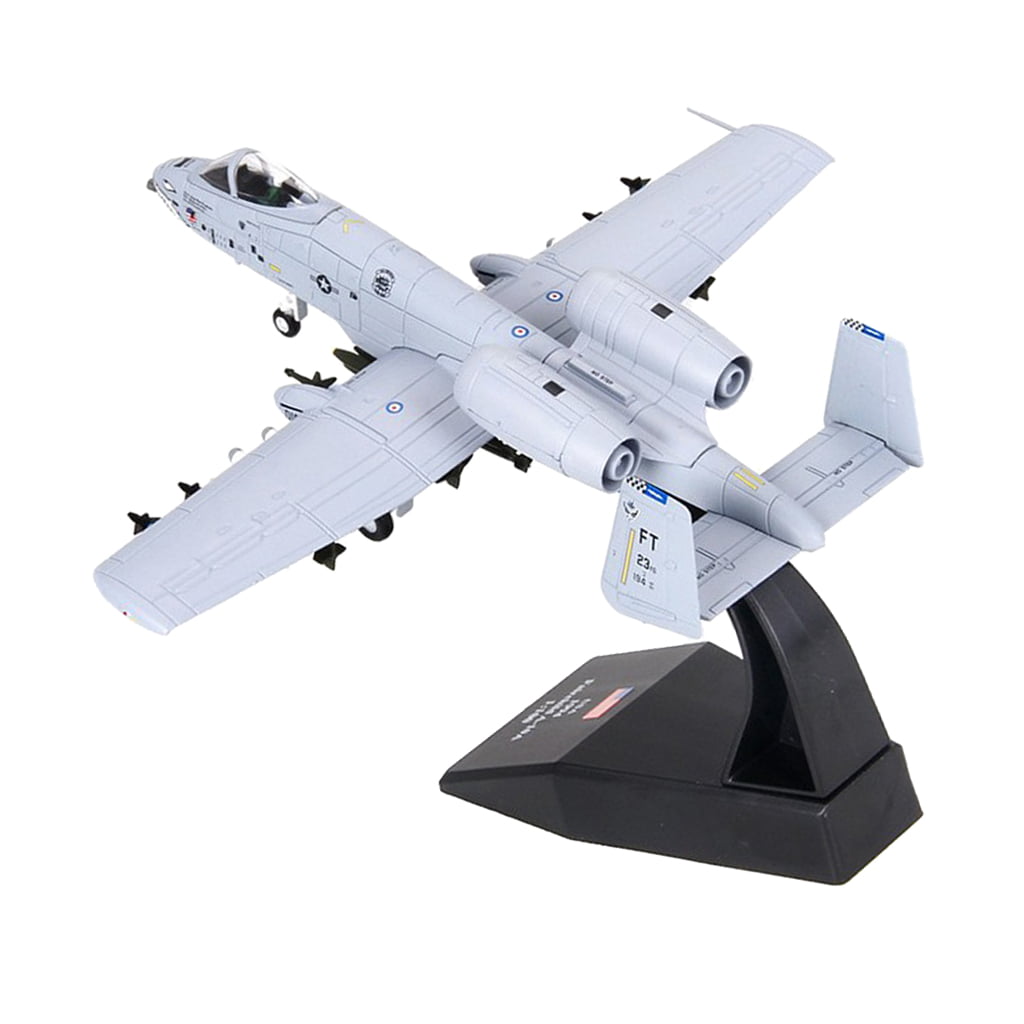 1/72 A-10 Attack Diecast Army Model Airplane & Dispaly Stand Office Decor 