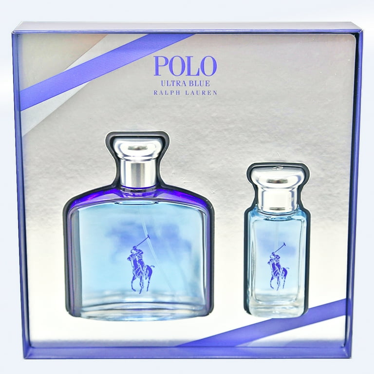 POLO ULTRA BLUE 2 PCS SET 4.2 EAU DE TOILETTE SPRAY 1 OZ EAU DE