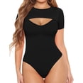 thumbnail image 1 of Xishao Body sexy de manga corta con cuello en V para mujer para salir Xishao ropa, 1 of 2