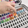 thumbnail image 4 of Bobbin Holder, Bobbins Case Thread Organizer, Bobbins Spool Storage Box Holds Up to 84pcs Bobbins and 24pcs Sewing Thread Spools Compatible with Brother for Janome for Babylock for Singer (Box Only)_…, 4 of 5