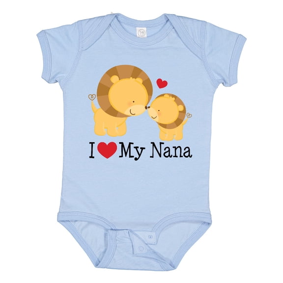 Inktastic I Love My Nana Boys or Girls Baby Bodysuit