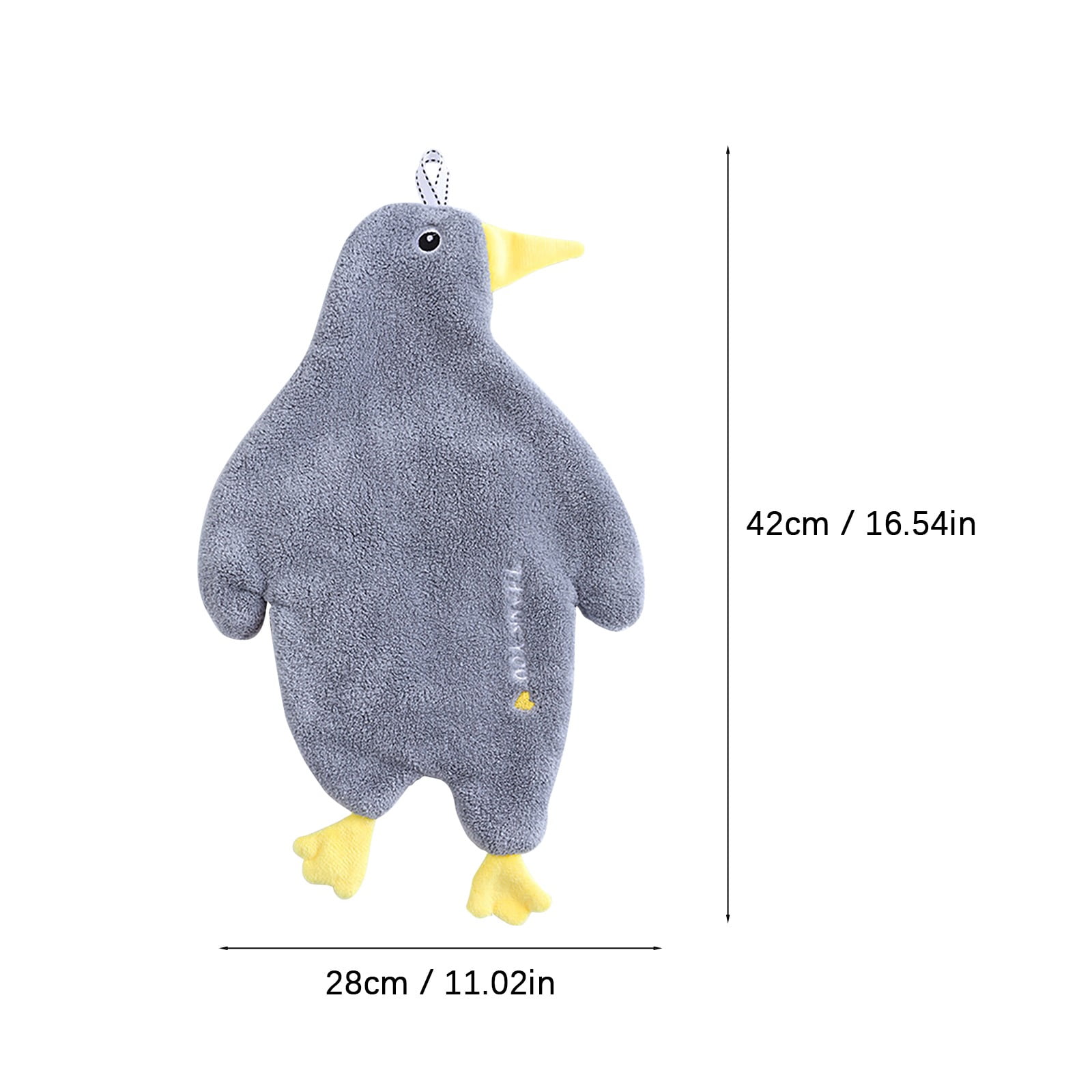 Cute Soft Hanging Hand Towels Funny Owl Penguin Absorbent Thick Kitchen  Bathroom Towel Beach Towel Boys