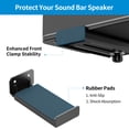 thumbnail image 6 of SPORTLINK Universal Sound bar Wall Mount Bracket Under TV for Most of Soundbars, Hold up to 33 lbs, Adjustable Depth 3.94”–6.69”, Black, 6 of 10