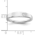 thumbnail image 2 of Primal Silver Sterling Silver Rhodium-plated 0.02 carat Diamond Ring, 2 of 5