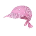 thumbnail image 3 of tipo bandana para mujer, gorro, regalo, sombrero sol para mujer para montar en bicicleta, festivales música Rosa, 3 of 10
