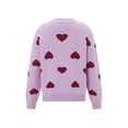 thumbnail image 4 of Mom and Daughter Matching Clothes Women Little Girls Heart Cardigan Sweater Mommy and Me Valentine's Day Cardigan, 4 of 8