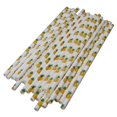 thumbnail image 1 of KAKOWELY 50 pajitas desechables de papel con forma de piña, decorativas, para fiestas, 1 of 4
