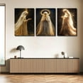 thumbnail image 4 of Virgin Mary Canvas Wall Art Our Lady of Guadalupe Radiating Golden Wall Decor Pictures Black Religious Catholic Poster Prints for Church Prayer Room Christian Home Decoration（Only canvas）, 4 of 6