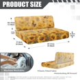 thumbnail image 6 of Pzuqiu Butterfly Print Rv Dinette Cushion Cover 2Pcs Full Protection Sunflower Camper Cushion Covers Replacement Easy Using Camper Cushion Slipcovers for Rv Camper Car, 6 of 6
