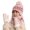 Pink, variant on ZOELNIC Kids Winter Beanie Earflap Hat Scarf Gloves Set Toddler Knit Pom Printted Cap Neck Warmer Fleece Mittens for Girls Boys Gray