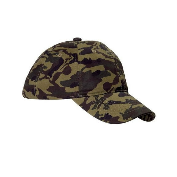 Big Accessories BAGedge Unstructured Camo Hat, Green CAMO, One Size