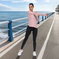 thumbnail image 6 of FORMRS Womens Long Sleeve Shirts UPF 50+ Sun Protection Quick Dry Fishing Hiking Tops, Size S-2XL, Strawberry Plaid Pattern, 6 of 8