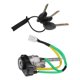 thumbnail image 1 of Interruptor de cilindro de bloqueo de encendido Unique Bargains con llaves No.819203LA10/81920-3LA10 para Hyundai Azera 2008, metal, 1 juego, tono plateado, negro, 1 of 7