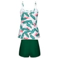 thumbnail image 6 of Tankini Swimsuits for Women Layered Ruffle Flounce Tankini Top with Boyshorts Two Piece Bathing Suits, 6 of 9