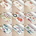 thumbnail image 2 of Art Graffiti Flannel Floor Mat Geometric Bathroom Decor Carpet Non-Slip for Living Room Kitchen Welcome Doormat, 2 of 6
