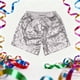 thumbnail image 5 of Pantalones cortos de lentejuelas con lazo de color sólido para niños con cintura elástica, ropa de actuación para festivales, pantalones de baile, pantalones de poliéster para niños, 5 of 5