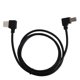 thumbnail image 3 of USB2.0-A Right Bend Male To USB-B Right Bend Male Printers Cable, 1m Black Scanner Cord High Speed Plastic Mini Size  For Data Transmission ANGGREK Scanner Cord, 3 of 8