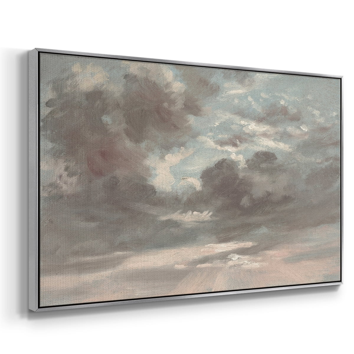 Vintage Landscape-CCXXXV By Wexford Home Framed in Silver Wood Gallery Wrapped Canvas 17 in. x 25 in.
