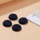 thumbnail image 1 of 4 piezas de silicona Joystick analógico Thumbstick Grip Cover para PS4 (negro + azul), 1 of 6