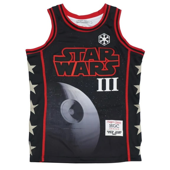 Star Wars Men's Headgear Classics Embroidered Basketball Jersey (Small, Darth Vader)