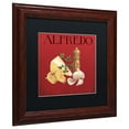 thumbnail image 3 of Trademark Fine Art "Italian Cuisine III" Canvas Art by Marco Fabiano Black Mat, Wood Frame, 3 of 5