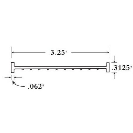 Universal Grey 5 16 T End 20 Garage Door Bottom Weather Seal