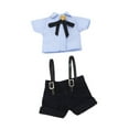 thumbnail image 2 of Ropa de muñeca BJD, ropa de cosplay, accesorios de fotografía de coordinación de flexibilidad, haz tu propio disfraz de muñeca para muñecas Ob11 1/12 traje azul, 2 of 10