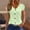 Green, variant on Aobny Blue Cute Spring Tops for Women Eyelet T-Shirt Flutter Sleeve V-Neck Short Sleeve Trendy Tops for Women 2025
