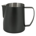 thumbnail image 1 of Coffee Steaming Pitcher, Milk Foamer Cup Ergonomic Double V Outlet  For Coffee Black, 1 of 8