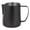 Black, variant on Riousery Coffee Milk Frothing Cup Stainless Steel Jug Steaming Pitcher 700ml Coffee Latte Art for Coffee Drinks Stainless Steel (4.72 inches / 12 cm)