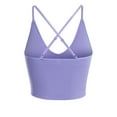 thumbnail image 4 of Made by Olivia Women's Seamless Padded Workout Sports Bra Cami Cropped Yoga Tank Top with Adjustable Straps, 4 of 7