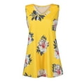 thumbnail image 3 of Ichuanyi Womens Tops, Summer Fashion Women's V-Neck Sleeveless Printing Camisole Vest Tee Tops Blouses, 3 of 9