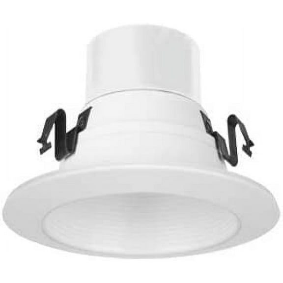 Elite REL437-CCT Series LED Retrofit Baffle Trim, Color SeleCCTor 2700K/3000K/3500K/4000K/5000K (White, 4")