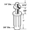 5PK Prime-Line Silver Steel Pivot/Guide Set