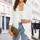 thumbnail image 1 of Cárdigan Ligero Cárdigan ligero para mujer Estilo informal Cárdigan drapeado suave para mujer Traje diario Cgtredaw Blanco S para Mujer, 1 of 6